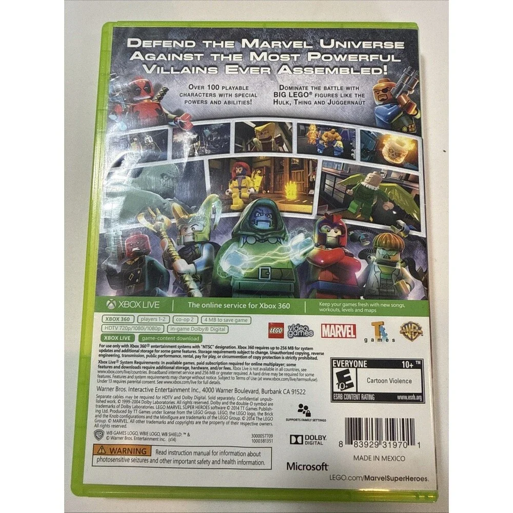 Lego: Marvel Super Heroes - Microsoft Xbox 360